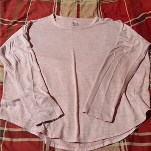 Time and Tru Pink Long Sleeve Top